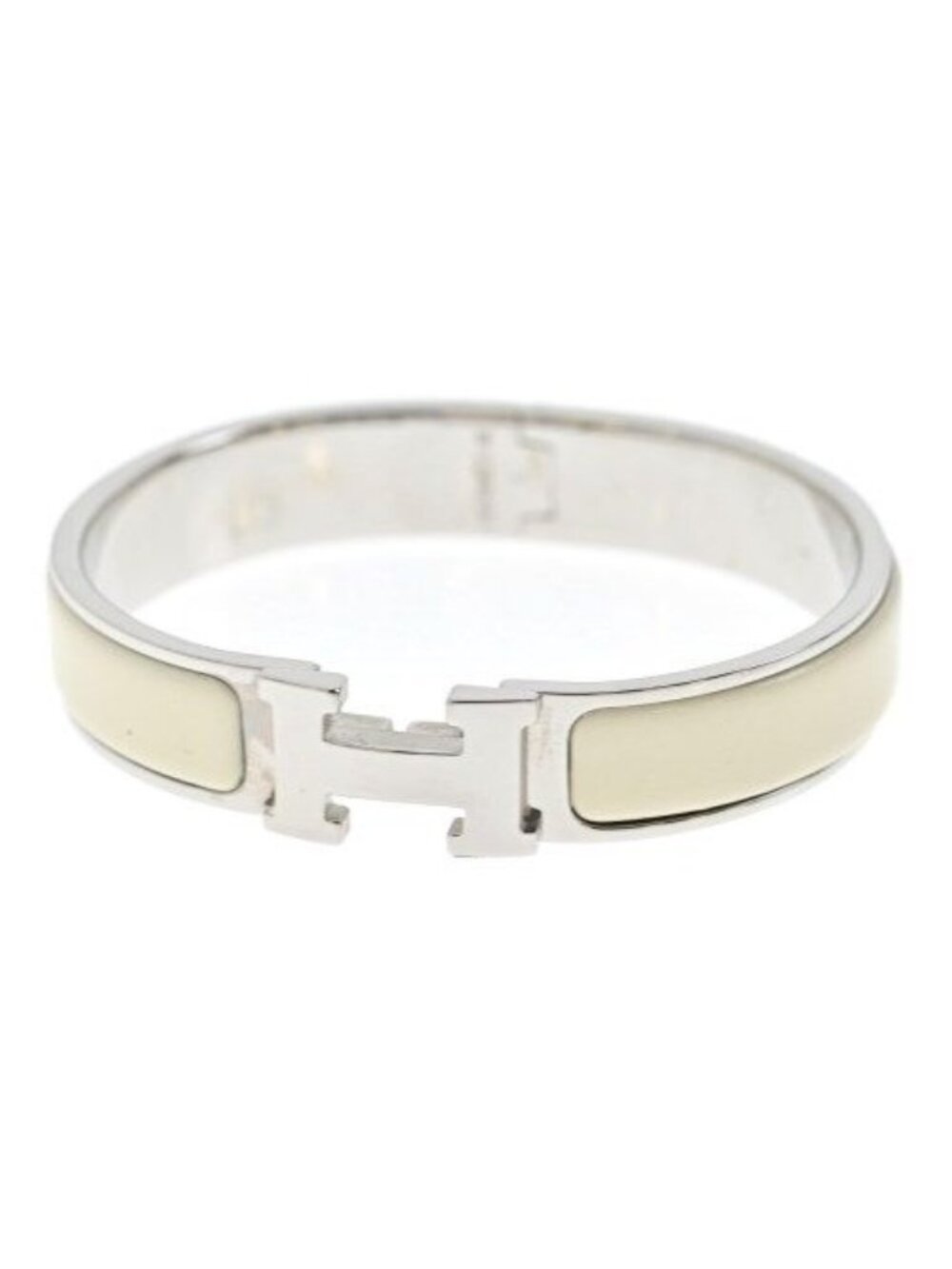 Hermes Bracelet Bangle Silver
